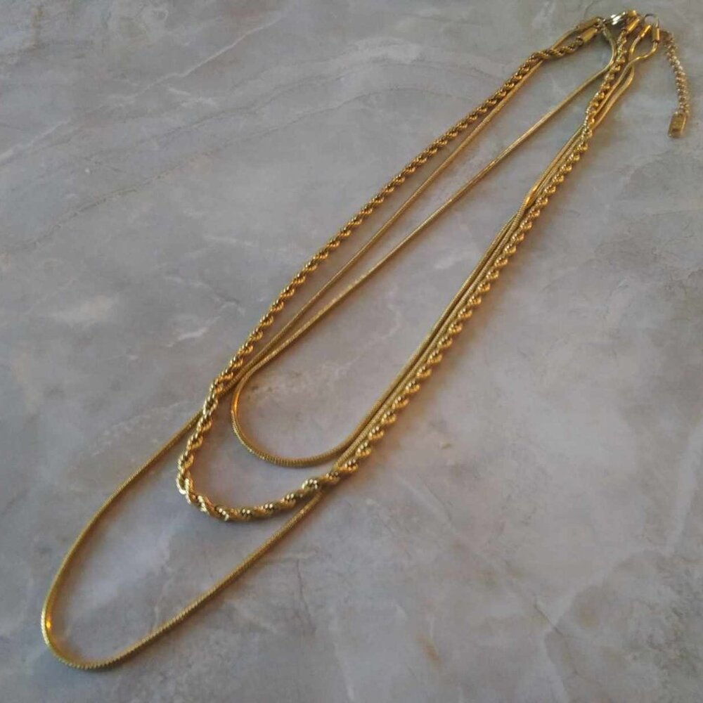 NEW Gold Layered Necklace